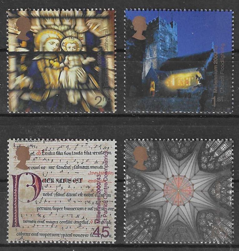 Znaczek Wielka Brytania 2000 Mi 1897-1900 Czyste **