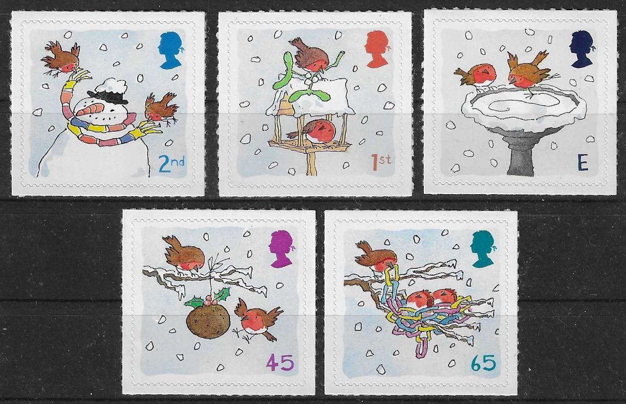 Znaczek Wielka Brytania 2001 Mi 1966-1970 Czyste **