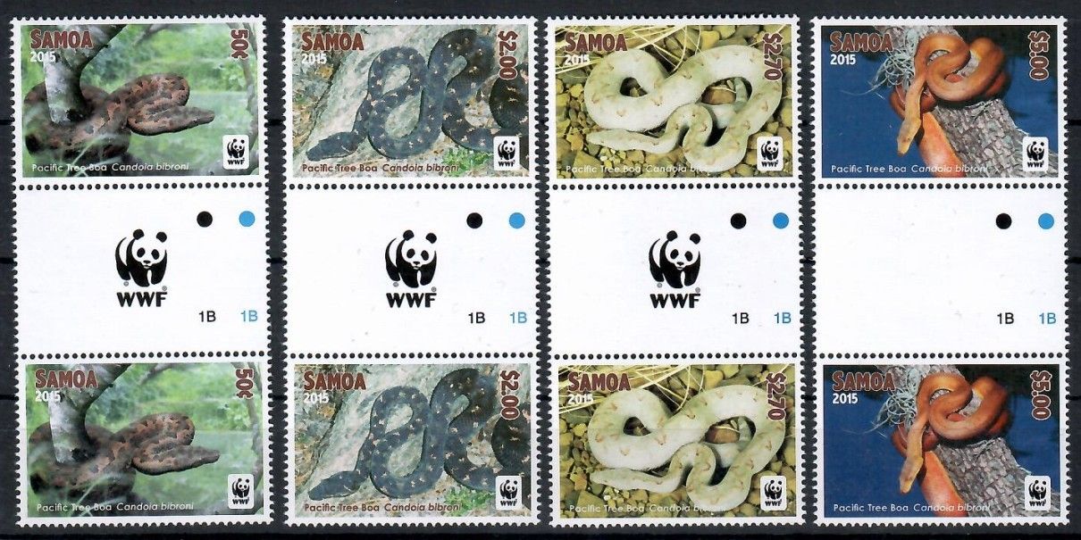 Znaczek Samoa 2015 Mi 1222-1225 Czyste **