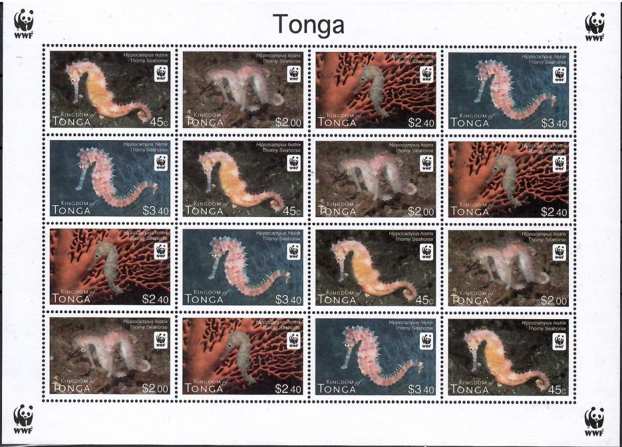 Znaczek Tonga 2012 Mi ark 1768-1771 Czyste **