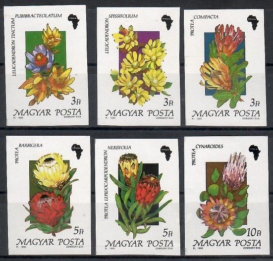 Znaczek Węgry 1990 Mi 4075-4080B Czyste **
