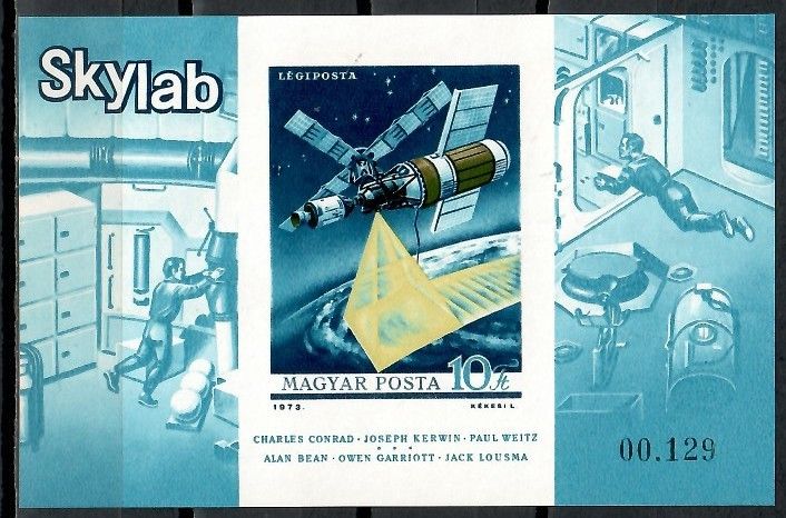 Znaczek Węgry 1973 Mi bl 101B Czyste **