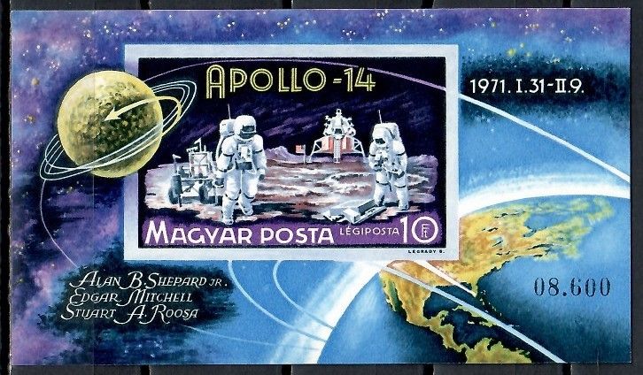 Znaczek Węgry 1971 Mi bl 80B Czyste **