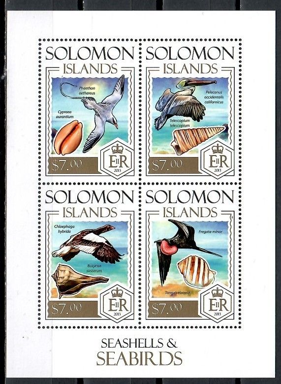 Znaczek Wyspy Salomona 2013 Mi ark 2232-2235 Czyste **