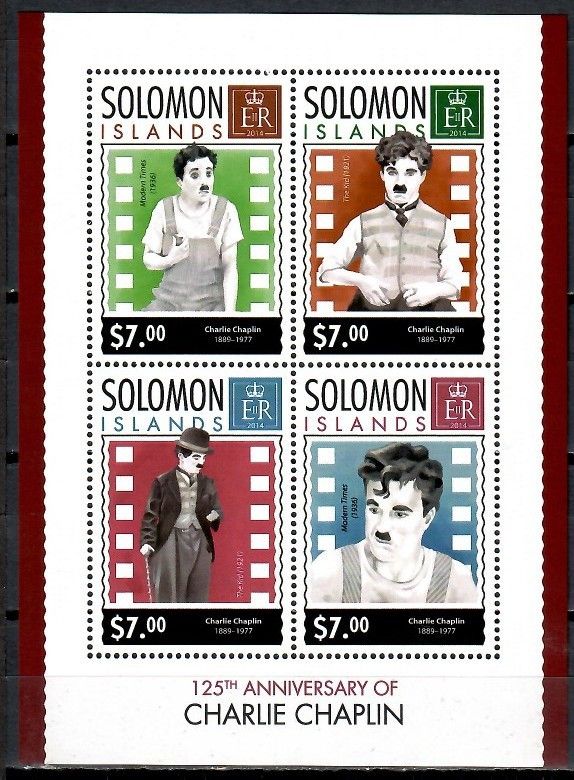 Znaczek Wyspy Salomona 2014 Mi ark 2512-2515 Czyste **