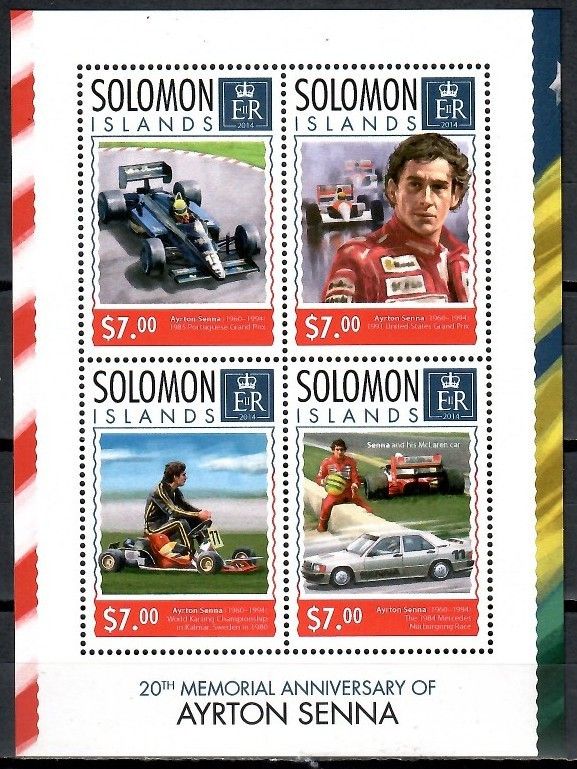 Znaczek Wyspy Salomona 2014 Mi ark 2567-2570 Czyste **