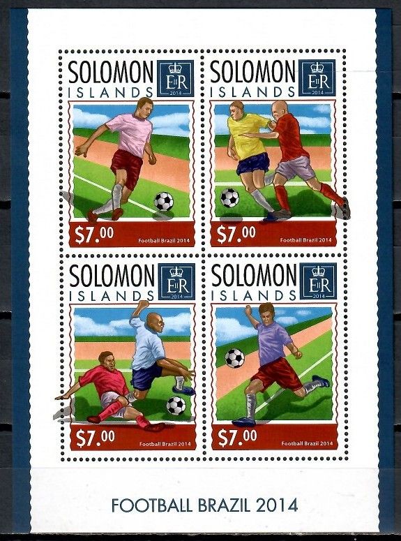 Znaczek Wyspy Salomona 2014 Mi ark 2582-2585 Czyste **