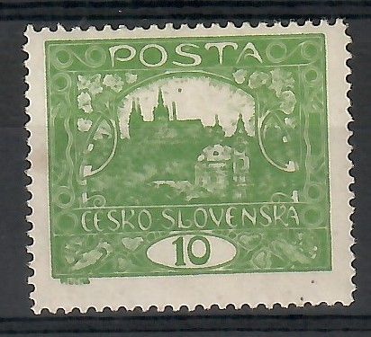 Znaczek Czechosłowacja 1919 Mi 25D Czyste **