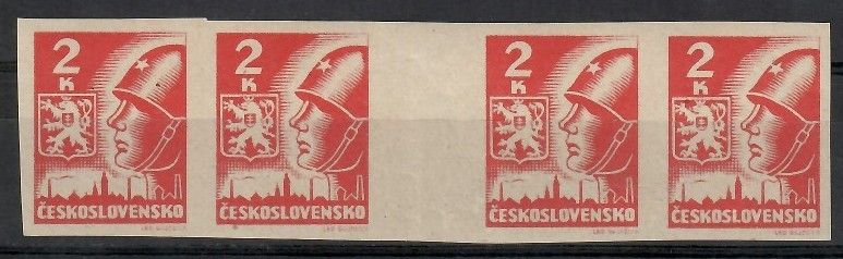 Znaczek Czechosłowacja 1945 Mi 408 Czyste **