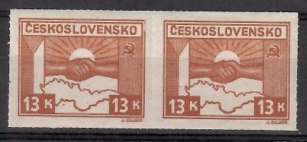 Znaczek Czechosłowacja 1945 Mi 413 Czyste **