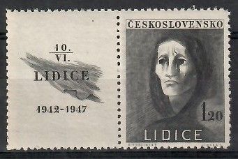 Znaczek Czechosłowacja 1947 Mi zf 518 Czyste **