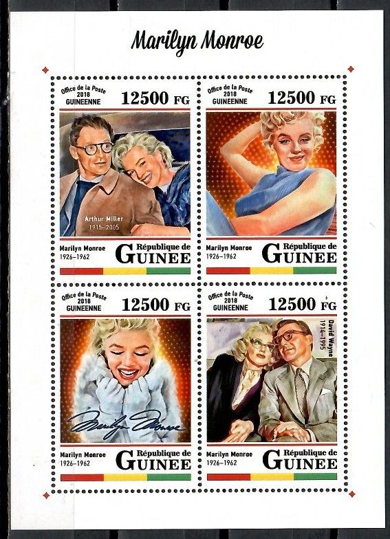 Znaczek Gwinea 2018 Mi ark 12885-12888 Czyste **