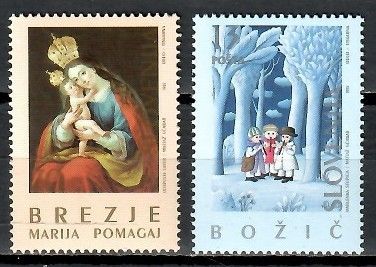 Znaczek Słowenia 1995 Mi 126-127 Czyste **