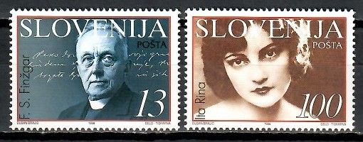 Znaczek Słowenia 1996 Mi 139-140 Czyste **