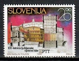 Znaczek Słowenia 1992 Mi 18 Czyste **