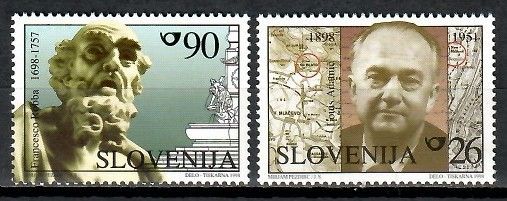 Znaczek Słowenia 1998 Mi 223-224 Czyste **