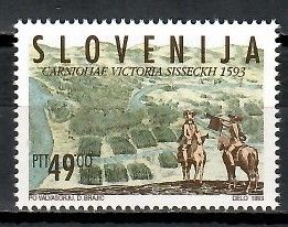 Znaczek Słowenia 1993 Mi 59 Czyste **