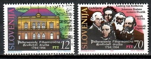 Znaczek Słowenia 1994 Mi 95-96 Czyste **