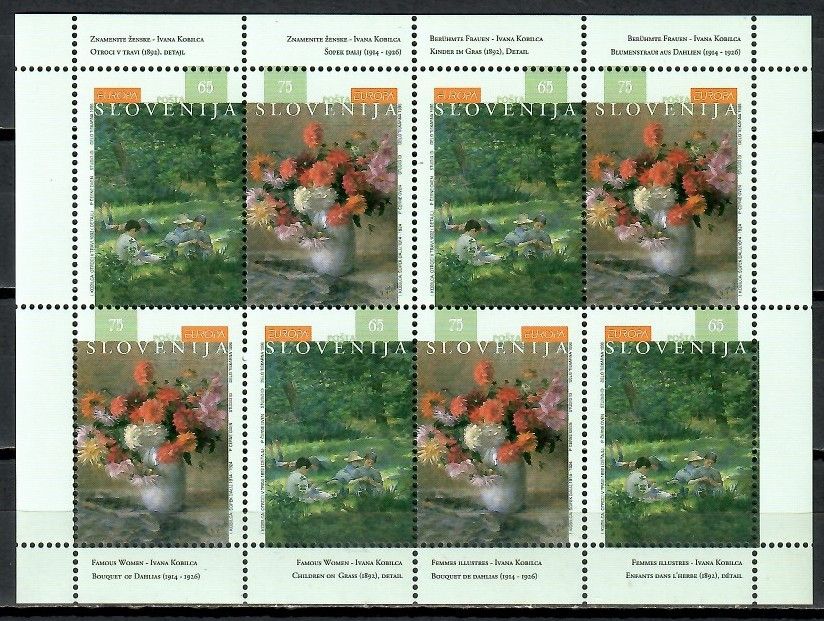 Znaczek Słowenia 1996 Mi ark 142-143 Czyste **