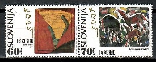 Znaczek Słowenia 1995 Mi 121-122 Czyste **