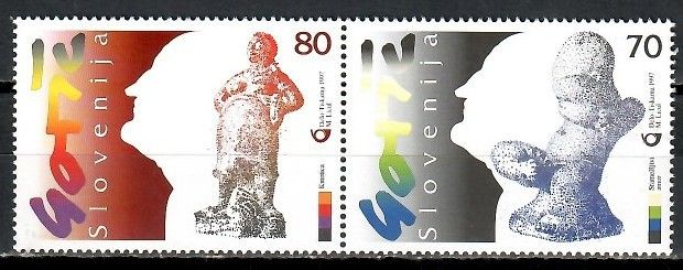Znaczek Słowenia 1997 Mi 208-209 Czyste **