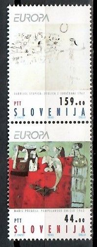 Znaczek Słowenia 1993 Mi 48-49 Czyste **