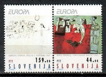 Znaczek Słowenia 1993 Mi 48-49 Czyste **