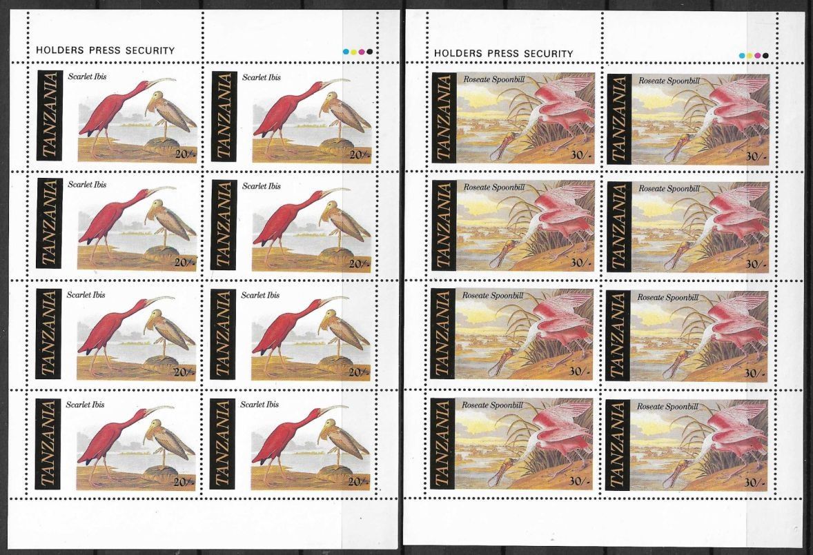 Znaczek Tanzania 1986 Mi ark 315-318 Czyste **
