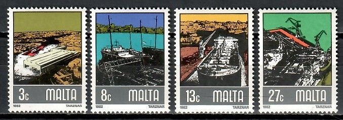 Znaczek Malta 1982 Mi 655-658 Czyste **