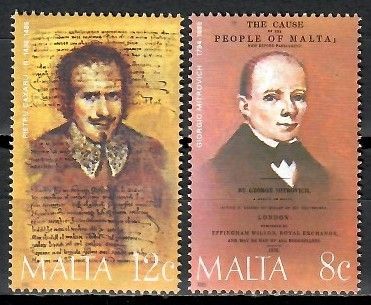 Znaczek Malta 1985 Mi 734-735 Czyste **