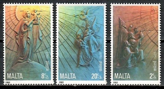 Znaczek Malta 1985 Mi 736-738 Czyste **