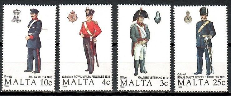 Znaczek Malta 1989 Mi 818-821 Czyste **
