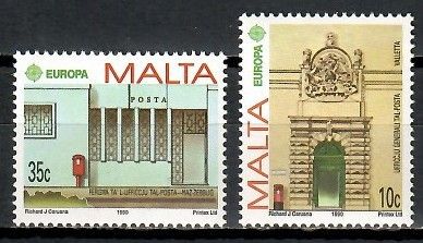 Znaczek Malta 1990 Mi 831-832 Czyste **