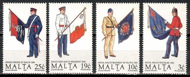 Znaczek Malta 1991 Mi 859-862 Czyste **