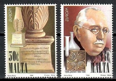 Znaczek Malta 1994 Mi 926-927 Czyste **