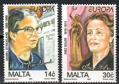 Znaczek Malta 1996 Mi 983-984 Czyste **