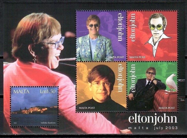 Znaczek Malta 2003 Mi bl 25 Czyste **