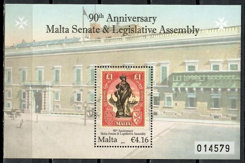 Znaczek Malta 2011 Mi bl 51 Czyste **