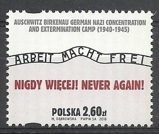 Znaczek Polska 2018 Mi 4972 Fi 4822 Czyste **