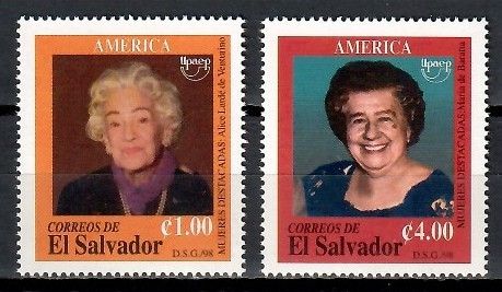 Znaczek Salwador 1998 Mi 2107-2108 Czyste **