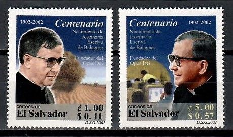 Znaczek Salwador 2002 Mi 2266-2267 Czyste **