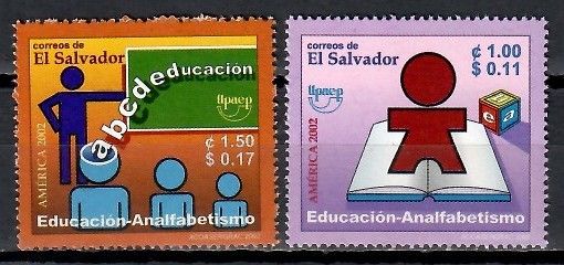 Znaczek Salwador 2002 Mi 2292-2293 Czyste **