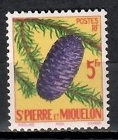 Znaczek Saint Pierre i Miquelon 1958 Mi 388 Czyste **