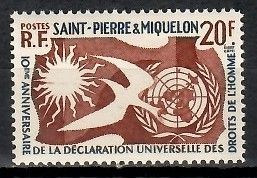 Znaczek Saint Pierre i Miquelon 1958 Mi 389 Czyste **