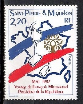 Znaczek Saint Pierre i Miquelon 1987 Mi 546 Czyste **