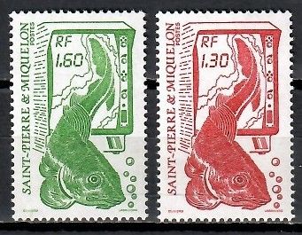 Znaczek Saint Pierre i Miquelon 1988 Mi 562-563 Czyste **