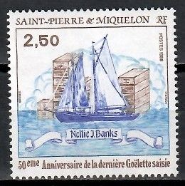 Znaczek Saint Pierre i Miquelon 1988 Mi 564 Czyste **