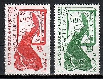 Znaczek Saint Pierre i Miquelon 1989 Mi 579-580 Czyste **