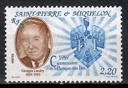 Znaczek Saint Pierre i Miquelon 1989 Mi 584 Czyste **