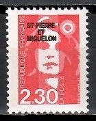 Znaczek Saint Pierre i Miquelon 1990 Mi 586 Czyste **